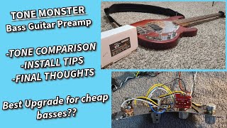 TONE MONSTER SBK-3D: Tone Comparison & Final Review | Best Cheap-Bass Upgrade??