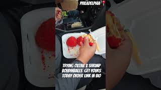 Man Trying Oxtail X Shrimp Boudinballs
