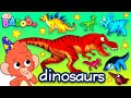 Dinosaurs for kids | Learn Dinosaur Names for Children | Triceratops Velociraptor | Club Baboo