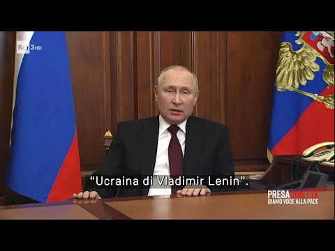 Il progetto imperialista di Putin – PresaDiretta 28/02/2022