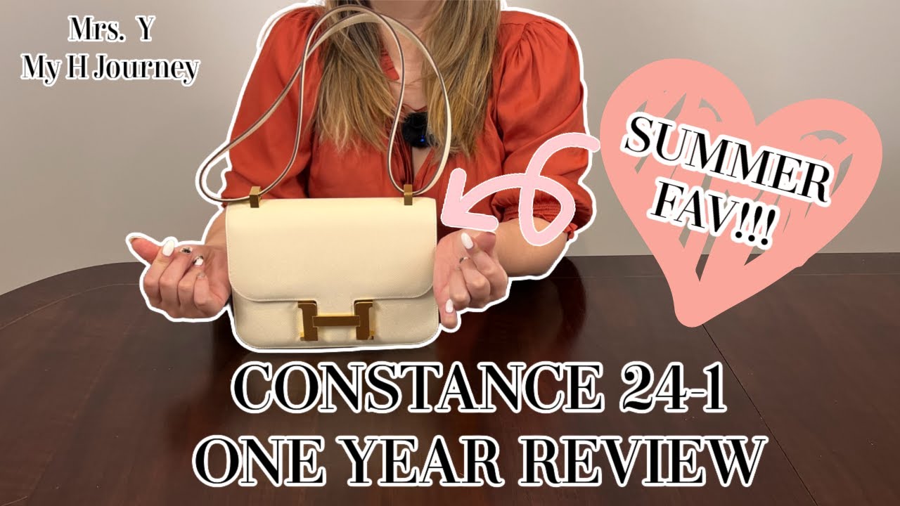 HERMES CONSTANCE 24  Review, Hermes Twilly, What Fits & Organisers! 