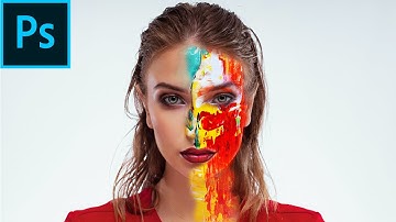 How to Add Creative Color and Texture to Portraits in Photoshop! Paint Effect