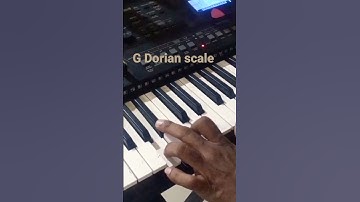 G Dorian scale #shortsvideo