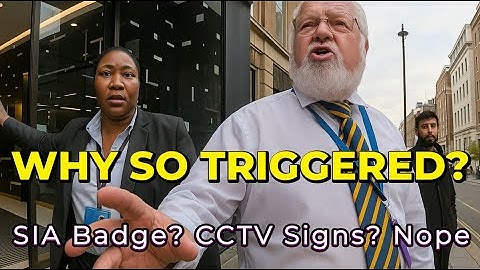Captain Birdseye Security Admits SIA Corruption! Hanover Square Audit 🎅📹💥😮🚨