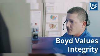 Boyd Values: Integrity