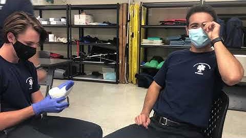 EMT- Stabilizing a Foreign Object Impaled in the Eye