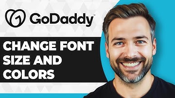 How to Change Font Size and Colors in GoDaddy (Step By Step) (2025 Guide)