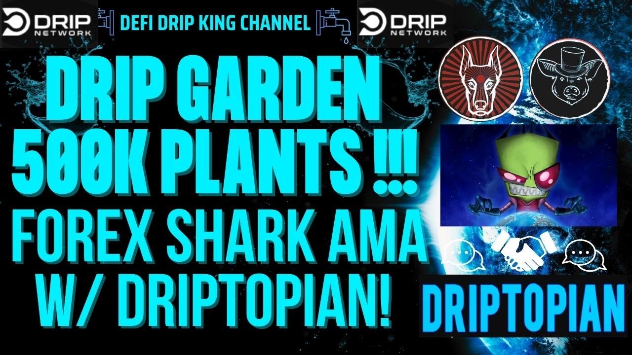 DRIP GARDEN 500,000 PLANTS UNLOCKED! 🪴💧 FOREX SHARK AMA HIGHLIGHTS W