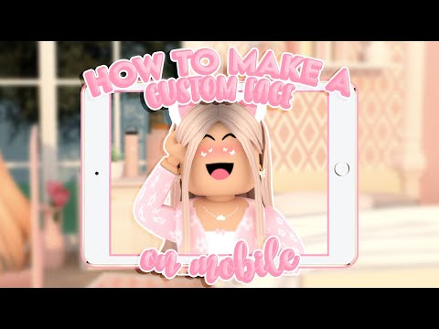 How to make a CUSTOM Roblox FACE & WEAR IT [MOBILE TUTORIAL] ‧₊˚✩ 