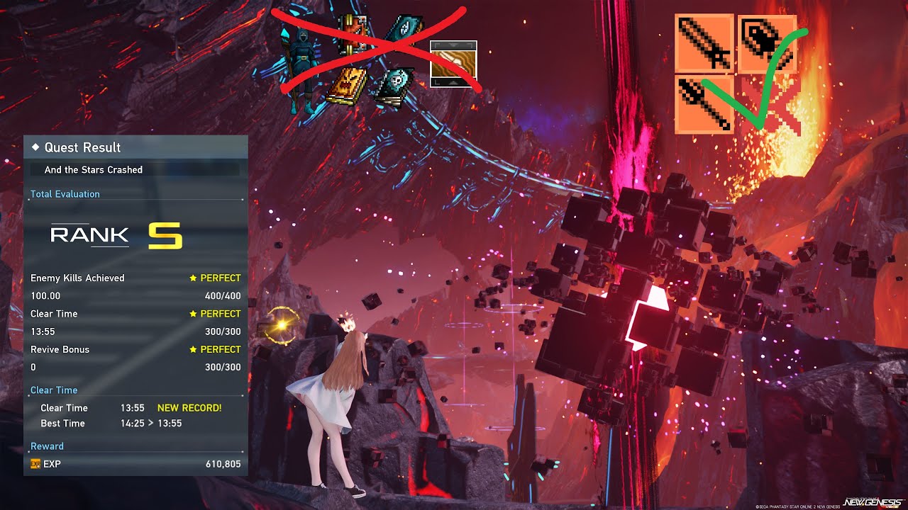 [PSO2:NGS] ...And the Stars Crashed | MDFV Hu/Sl Solo | 