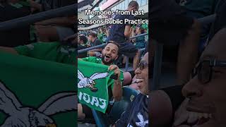 Eagles Open Practice Memories