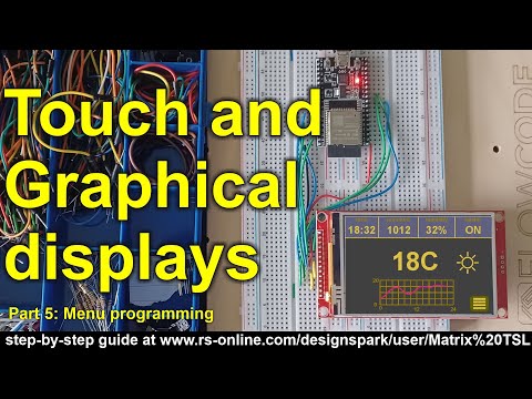 Touch and graphical displays part 5 - touch menu programming