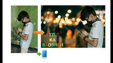 Picsart Bokeh effect//Bokeh effect background change in Picsart,,Editing trick 2018