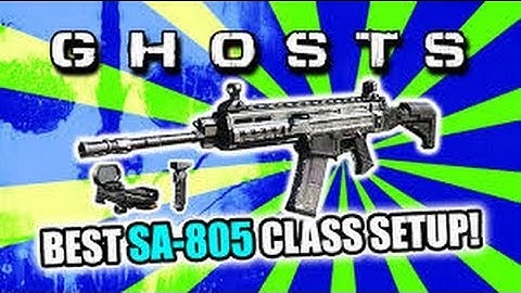 COD GHOSTS Best Class Loadouts (SA-805)