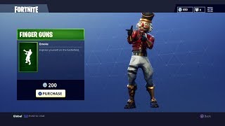 Fortnite - Finger Guns *NEW* (emote showcase)