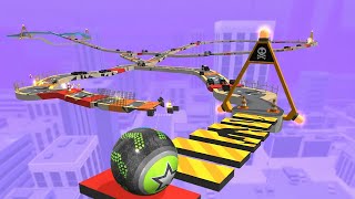 Going Balls Master 3D most satisfied high SpeedRun fast portal open ASMR gameplay  screenshot 5