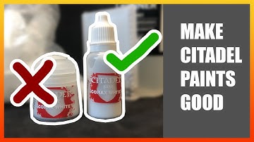 Get your Citadel paints in to dropper bottles | Warhammer Miniature Painting Wargaming