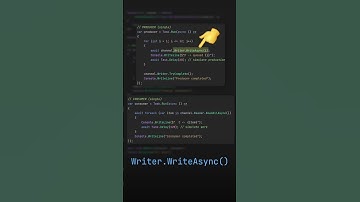 Channels are awesome in .NET