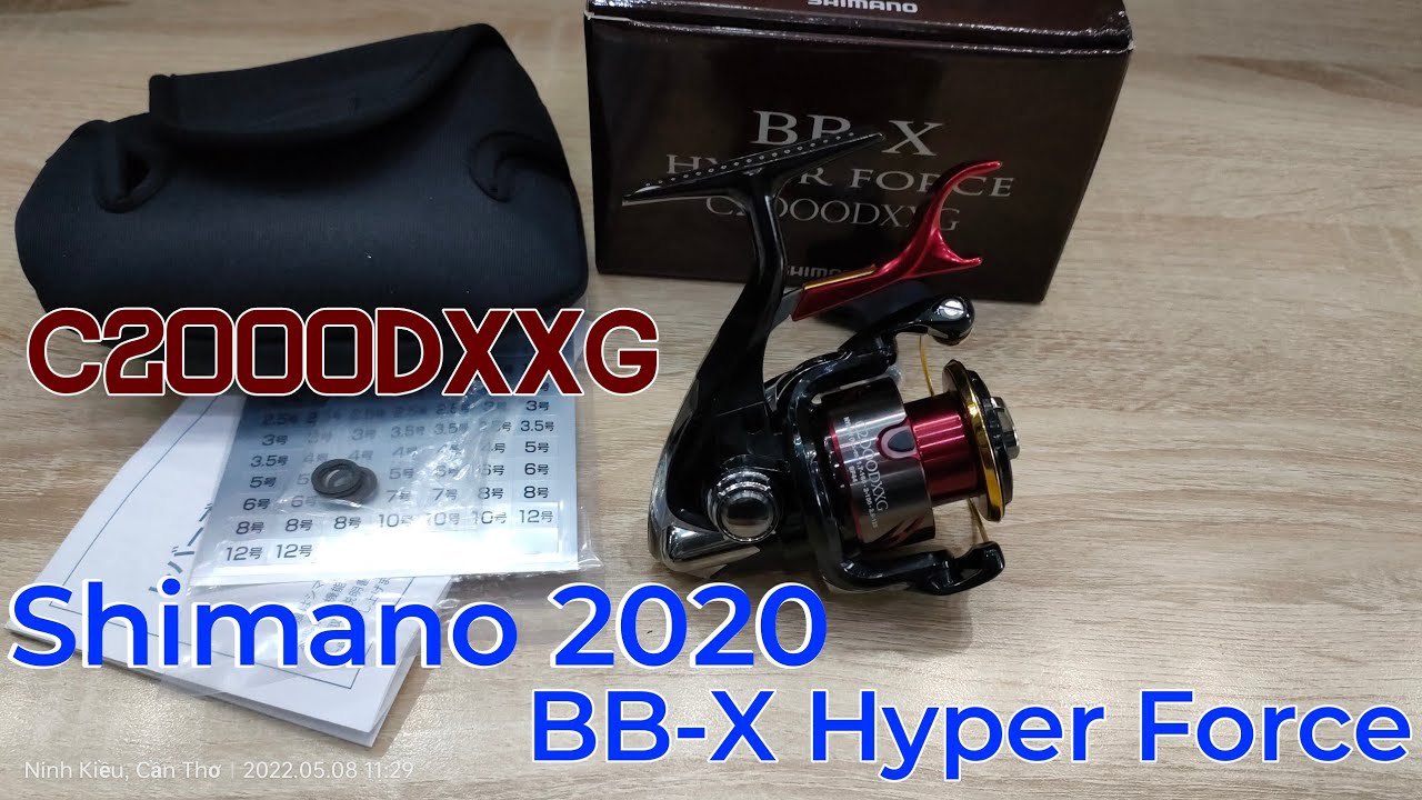 未使用 SHIMANO BB-X HYPER FORCE C2000DXXG Máy Câu Iso Shimano 2020 BB-X Hyper Force C2000DXXG - Made
