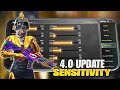 New Update 4.0⚡Best Sensitivity Code + Control Settings Pubg Mobile/Bgmi Sensitivity 2025