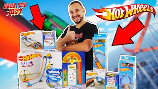 Папа РОБ и HOT WHEELS: ГОРЯЧИЕ ГОНКИ! Папа РОБ собрал ОГРОМНУЮ ТРАССУ! 13+