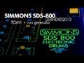 Simmons sds800  tom1  run generator