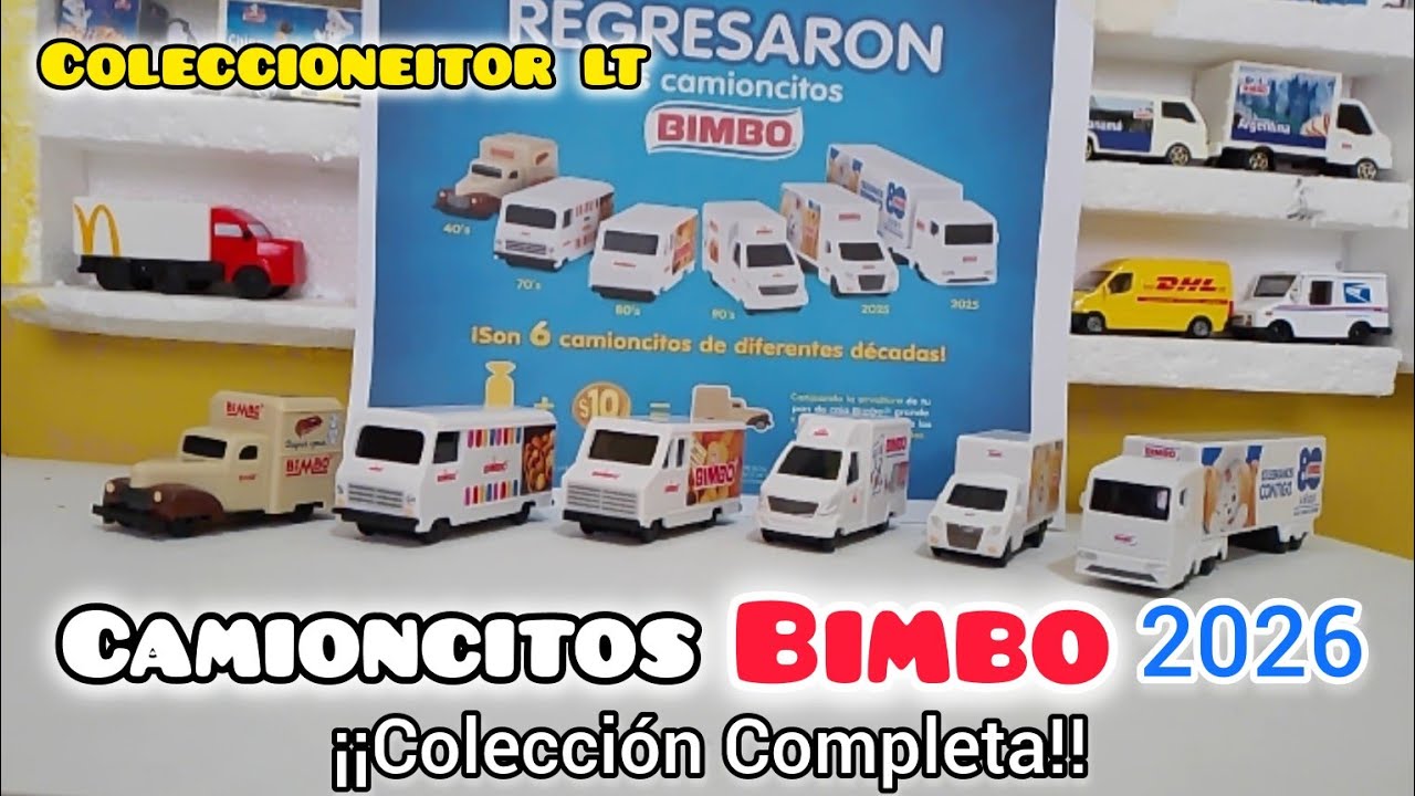Camioncitos BIMBO 2026 Colección completa #bimbomexico #bimbo #camioncitosbimbo