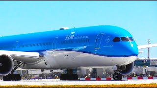 Plane Spotting at Los Angeles Int'l Airport LAX, Close up! | 270424