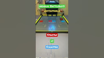Spartan vs Scrapper  🟤Unstoppable🟤  Hexbug Battlebots  #hexbugbattlebots #hexbugvideos #battlebots