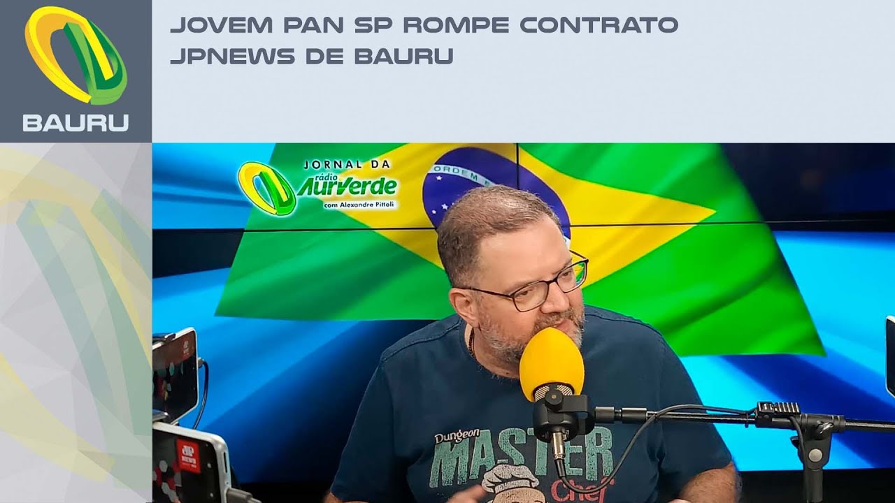 Jovem Pan SP rompe contrato JPNews de Bauru YouTube