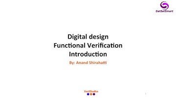 Introduction to Digital verification