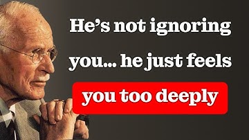 He’s not ignoring you… he’s falling in love with you in the silence | Carl Jung