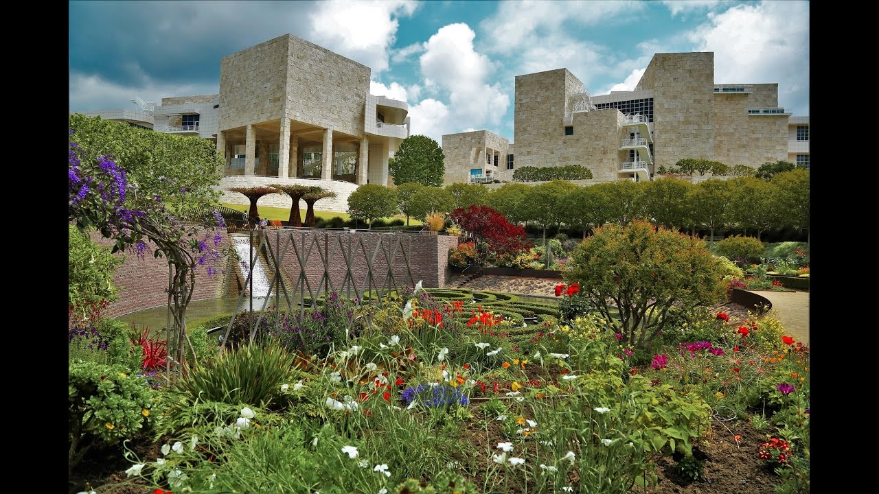 The Getty Center Southern Lookout And Central Garden Youtube