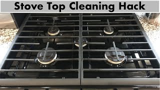 Cleaning A Glass Stove Top With Weiman Cook Top Cleaning Kit