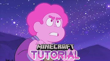 Minecraft Steven Universe Pink State Steven Statue Building Tutorial