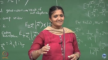 Lecture 48 : SU(2) sub-algebra, Dynkin diagrams