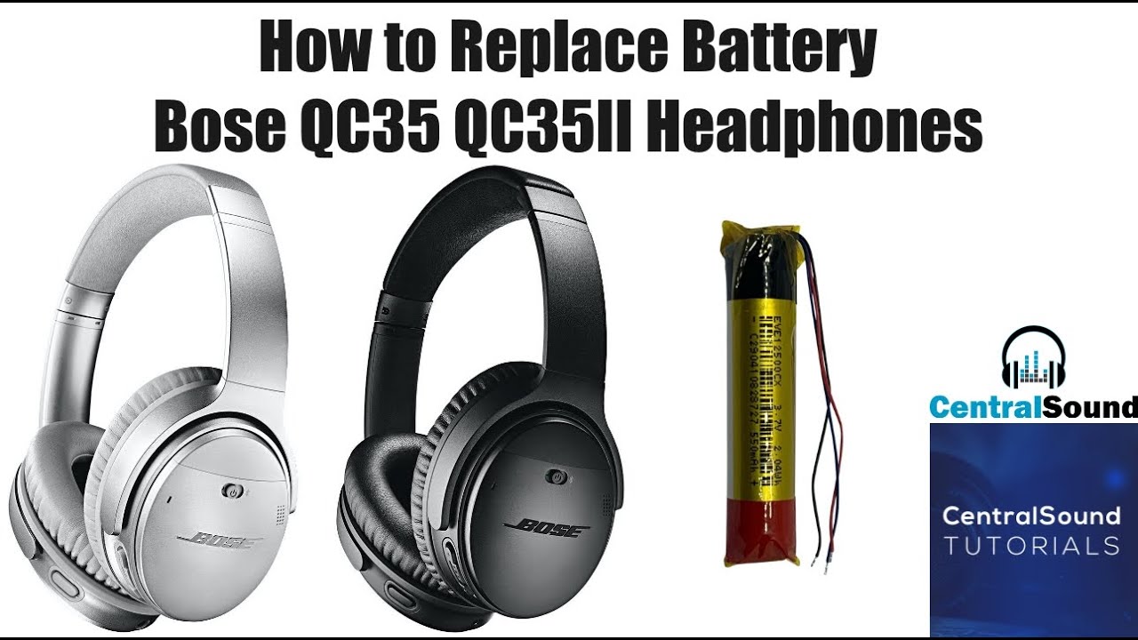 Bose QC35 QC35II QuietComfort 35 Headphones Part Installation - YouTube