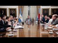 Acto por la Batalla de Caseros, inicio de clases y salud fueron los ejes de la reunión de gabinete