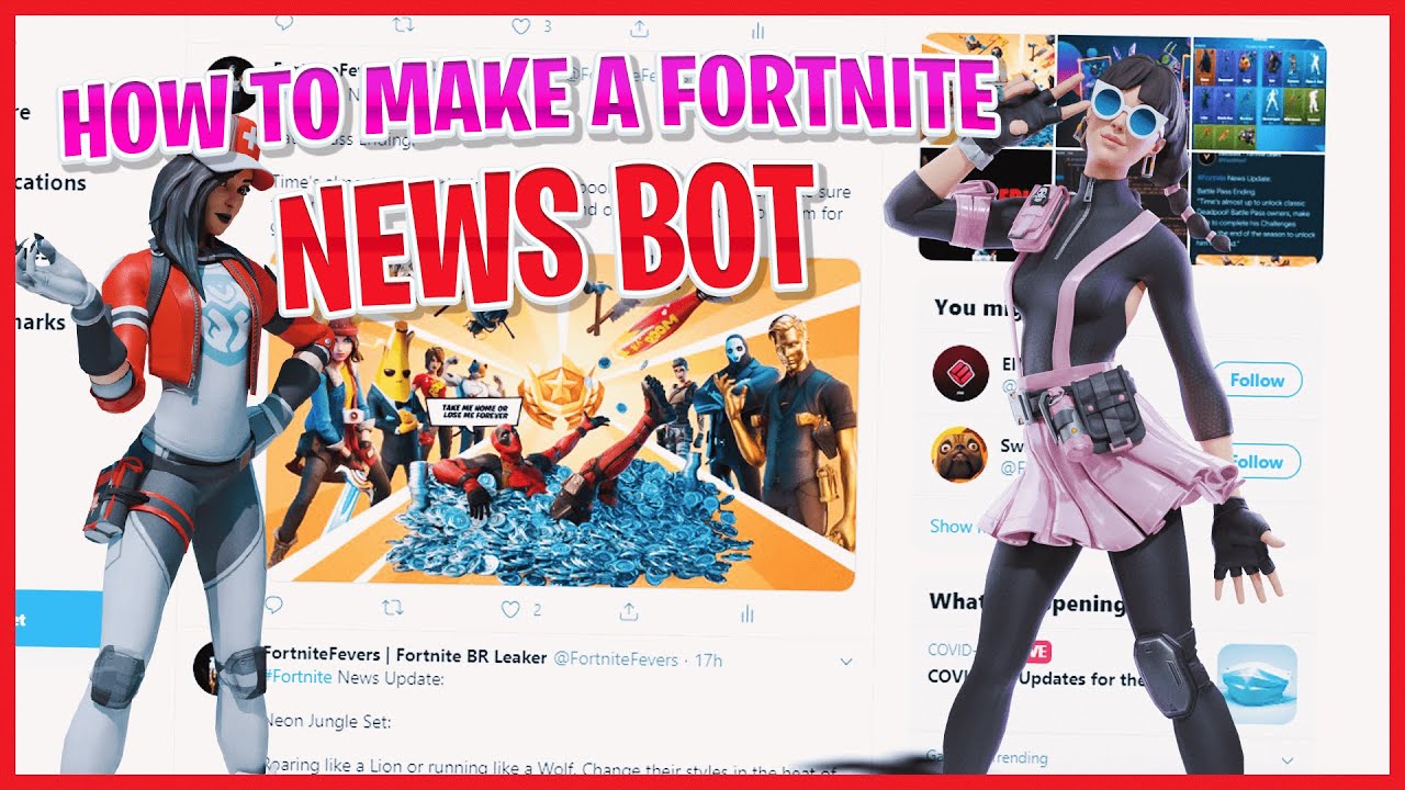 How to make a Fortnite Battle Royale news bot! (Posts to Twitter) - YouTube