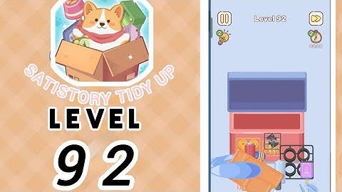 Satistory Tidy Up Level 92 Solution Walkthrough