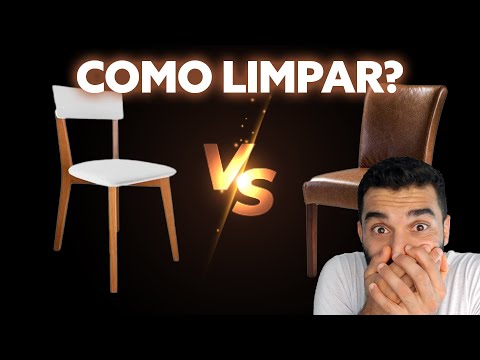 2 TÉCNICAS SIMPLES para limpar CADEIRA DE CORINO