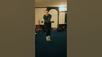 Slow Motion Double Cross Jump Rope Technique Demonstration