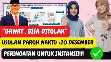 "GEGER! Kepala BKN Tolak Penetapan NIP PPPK Paruh Waktu Setelah 20 Desember 2025! Ini Dampaknya!"