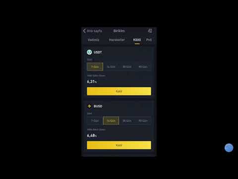 Binance Kripto Dolar Faiz Seçenekleri 