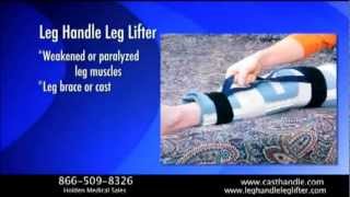 Leg Handle Leg Lifter for long leg casts, braces and paralysis.wmv screenshot 2