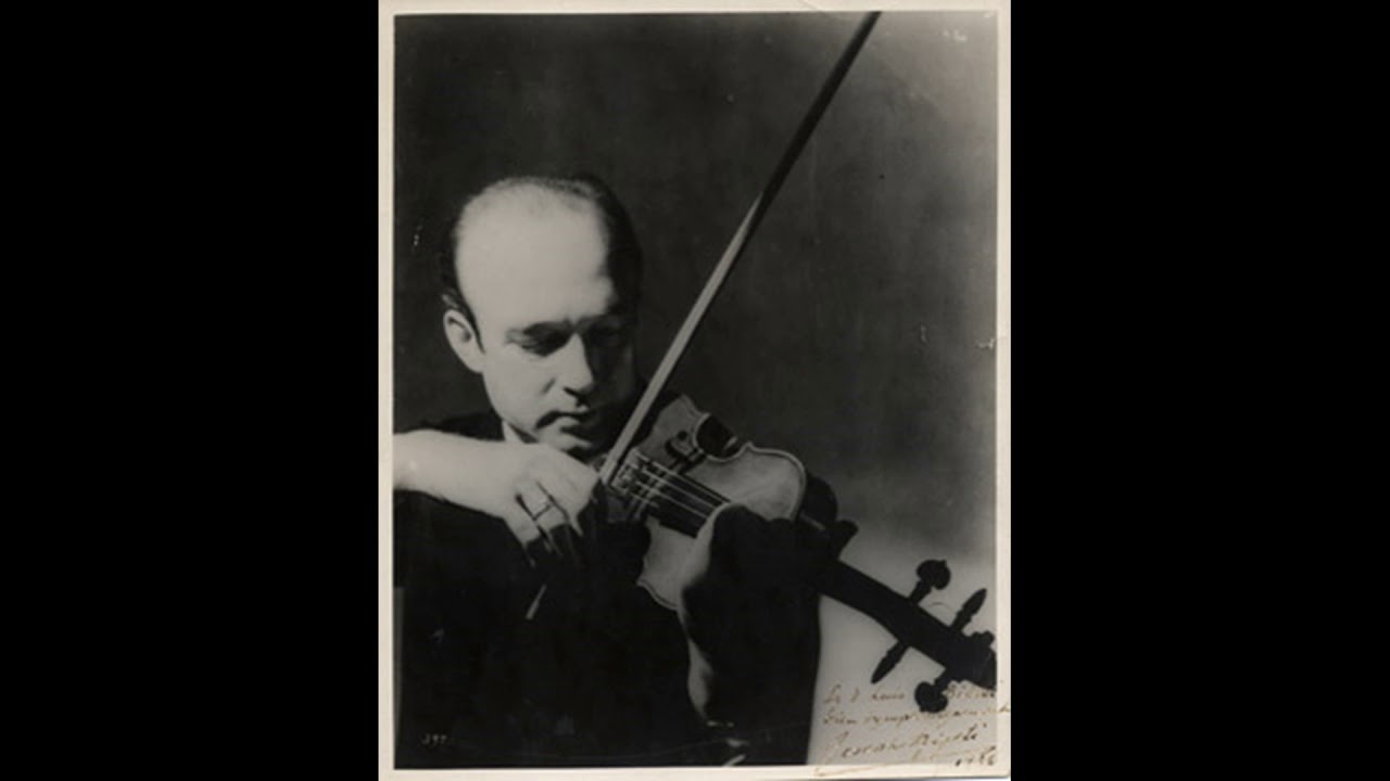 Joseph Szigeti - Brahms : Violin Concerto in D Op.77 - 2nd & 3rd