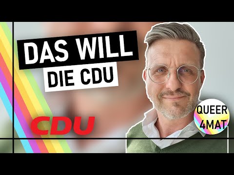 Schwuler stellt CDU Politiker unangenehme Fragen I Queer4mat