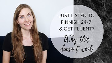 How to listen to get fluent | Learn Finnish by listening!