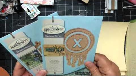 SETH APTER~SPELLBINDERS EMBOSSING FOLDERS HOW TO RUN THROUGH THE CUTTLEBUG/VAGABOND