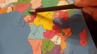 ASMR AFRICAN COUNTRIES ( LOOKING AT THE MAP OF THE CONTINENT) screenshot 2